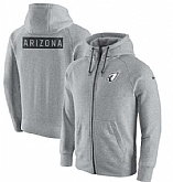 Men's Arizona Cardinals Nike Gridiron Gray 2.0 Full-Zip Hoodie - Ash FengYun,baseball caps,new era cap wholesale,wholesale hats